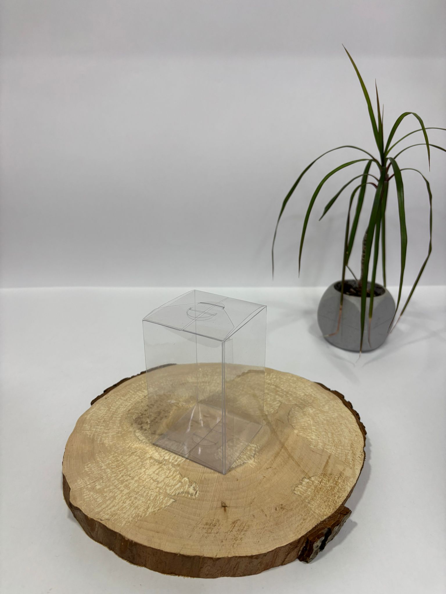 Şeffaf Asetat Kutu 6x6x8