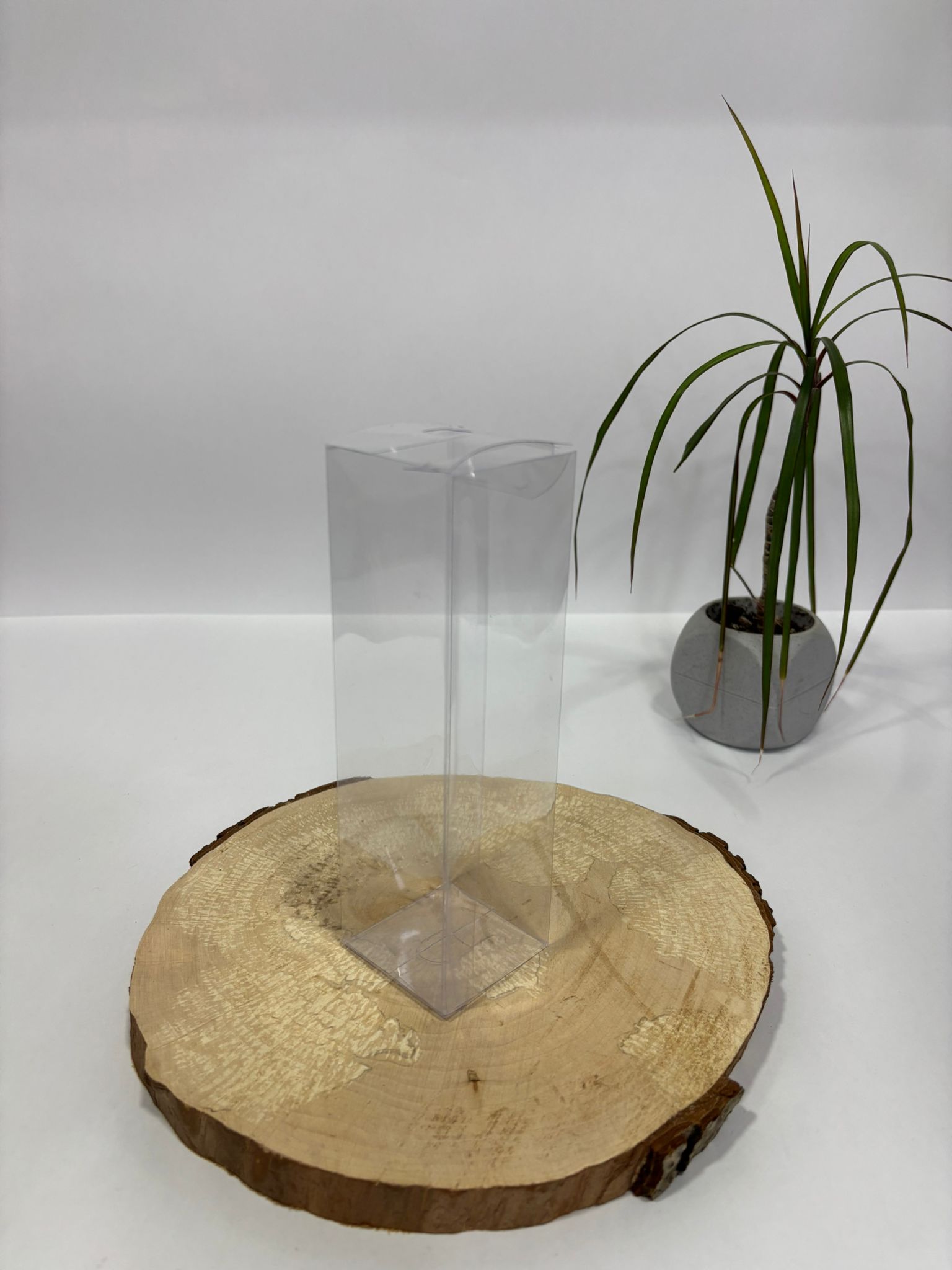 Şeffaf Asetat Kutu 5x5x15 