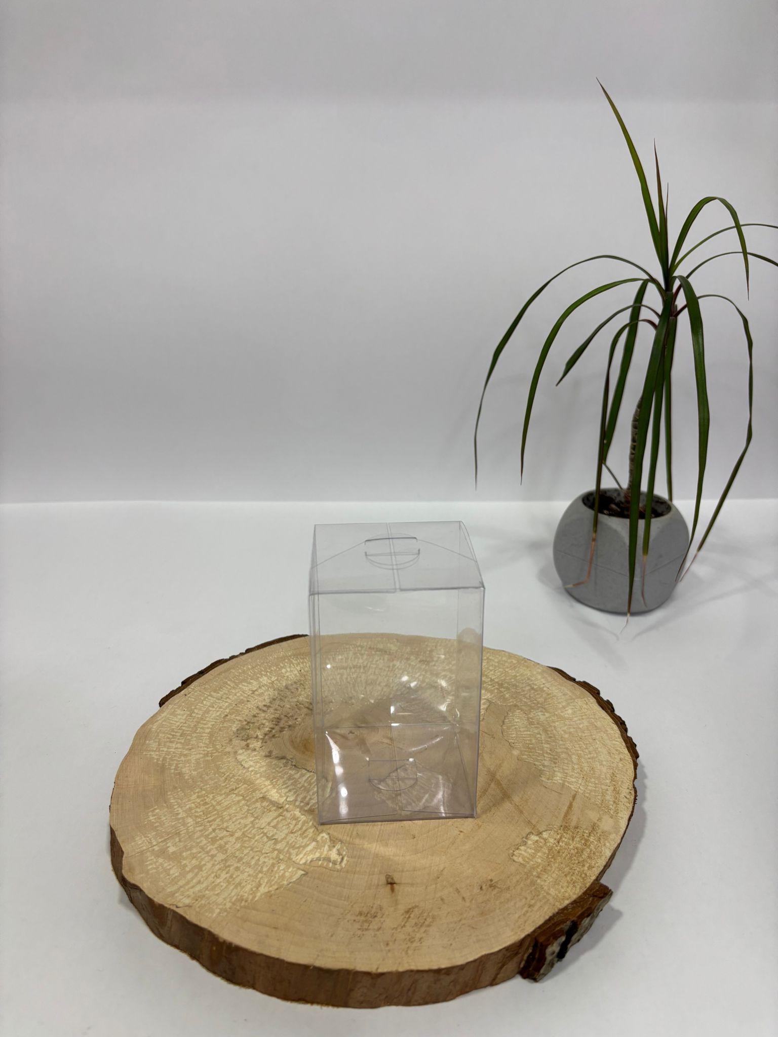 Şeffaf Asetat Kutu 6x6x7