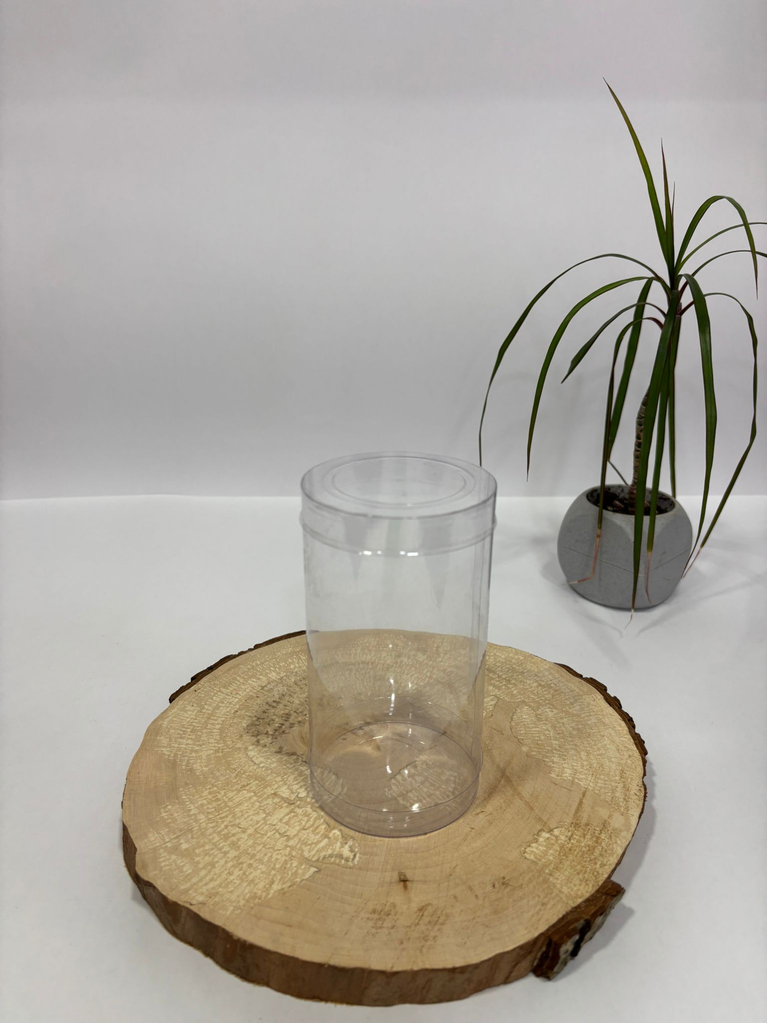 Şeffaf Silindir Kutu 7x12