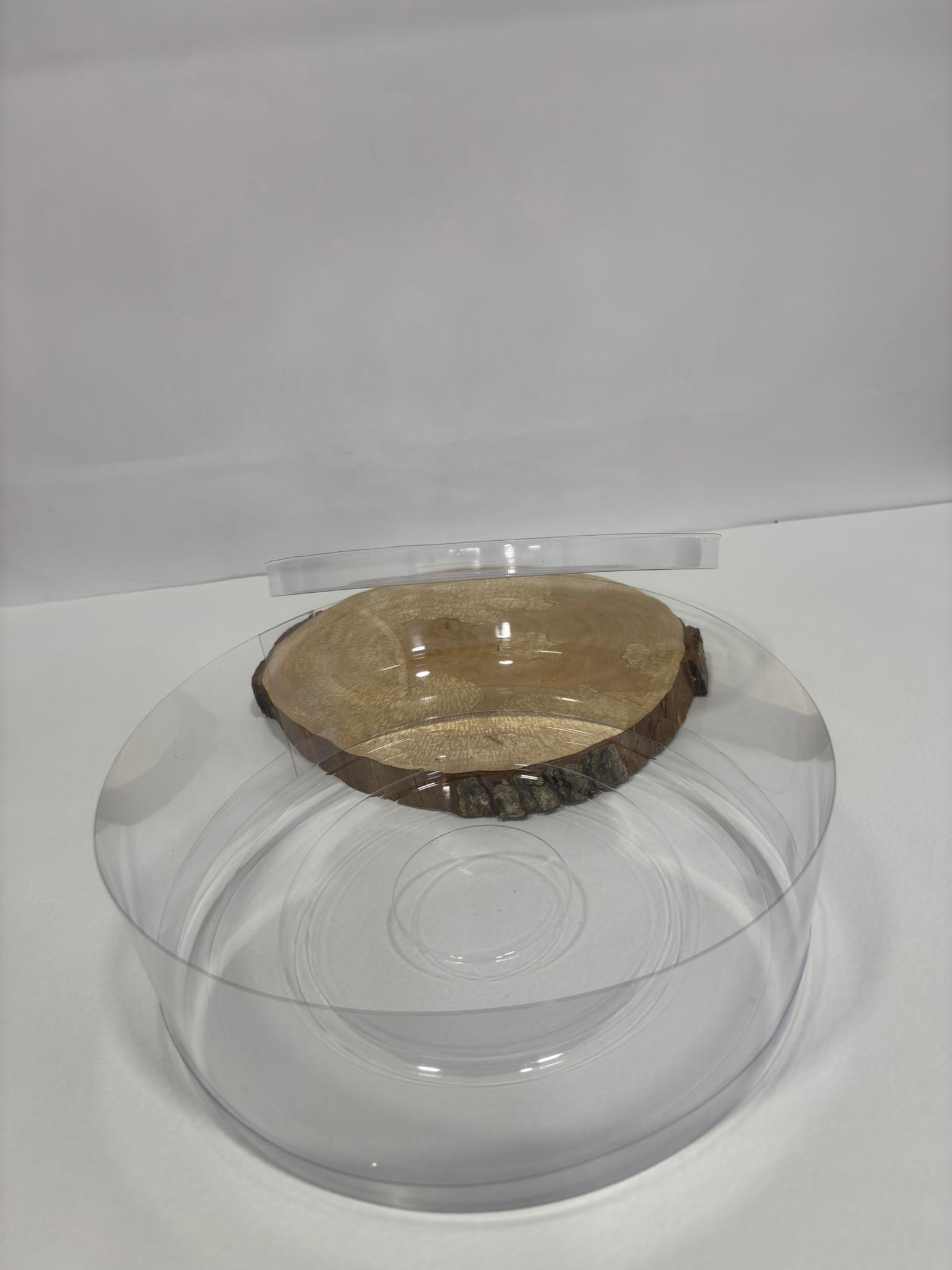 Şeffaf Silindir Kutu 21x7