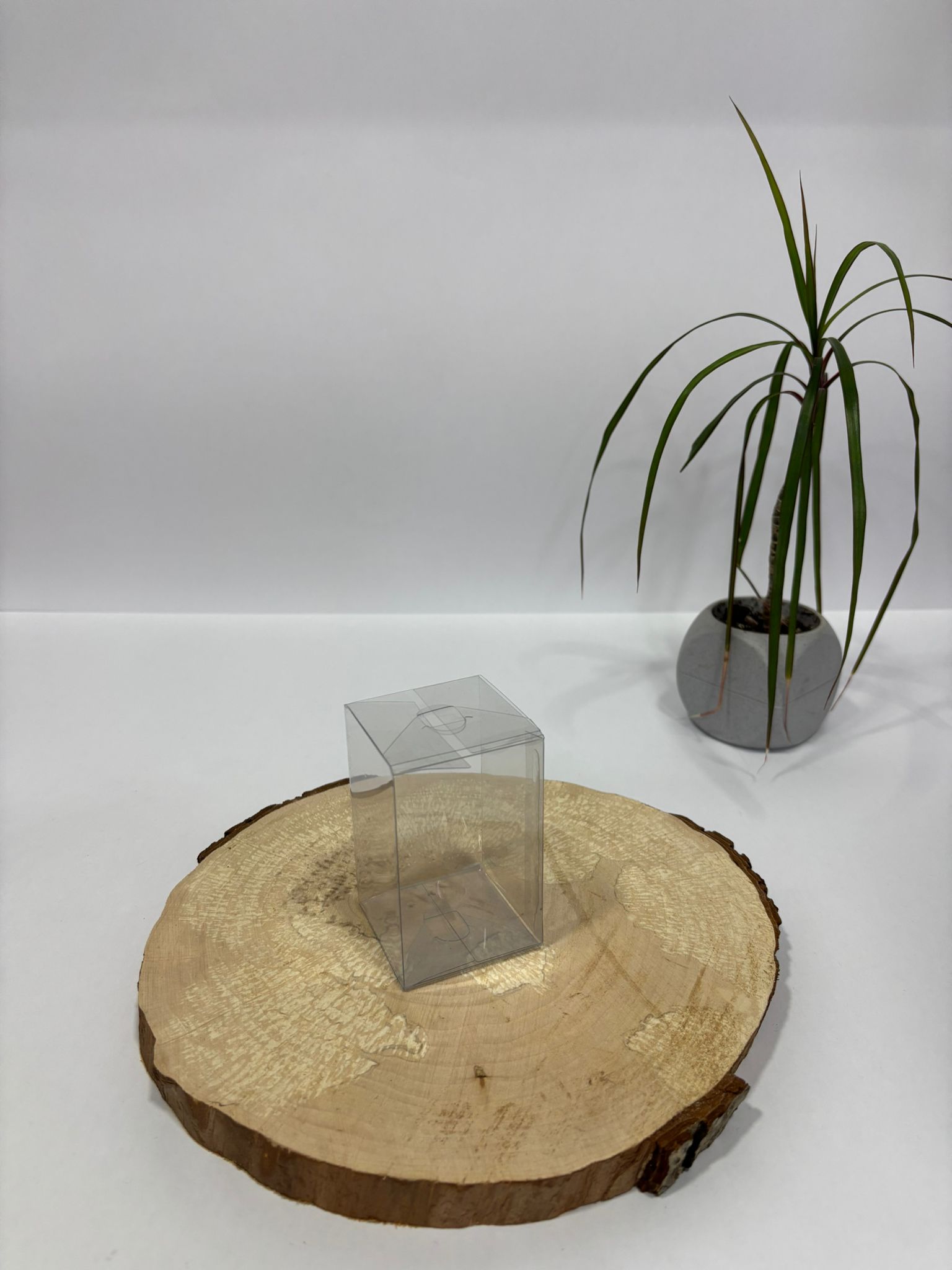 Şeffaf Asetat Kutu 5x5x8