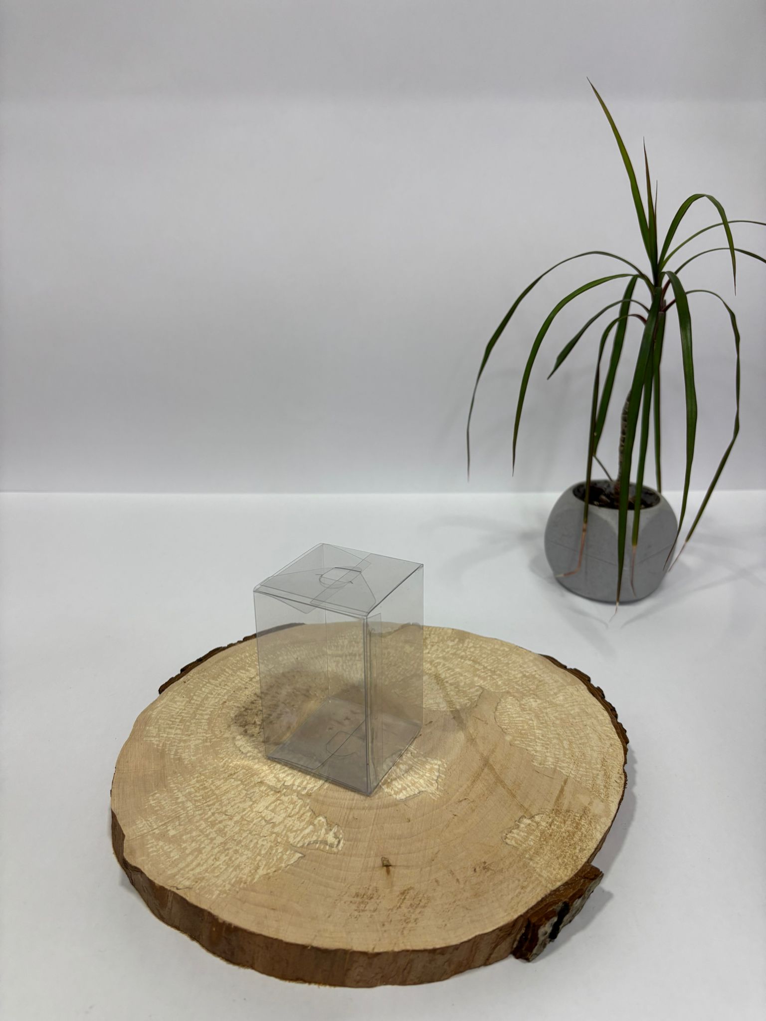 Şeffaf Asetat Kutu 5x5x8