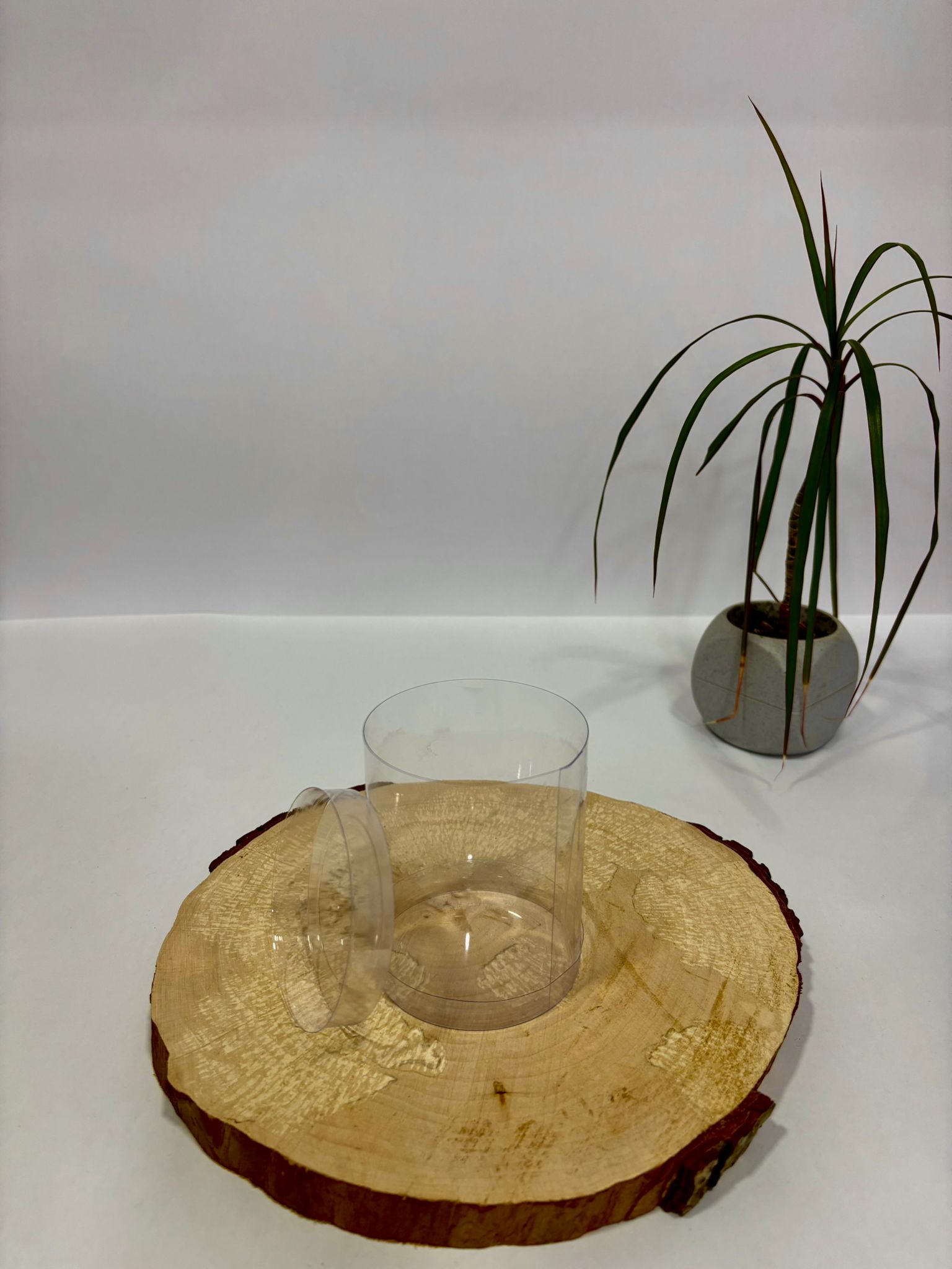 Şeffaf Silindir Kutu 7x9