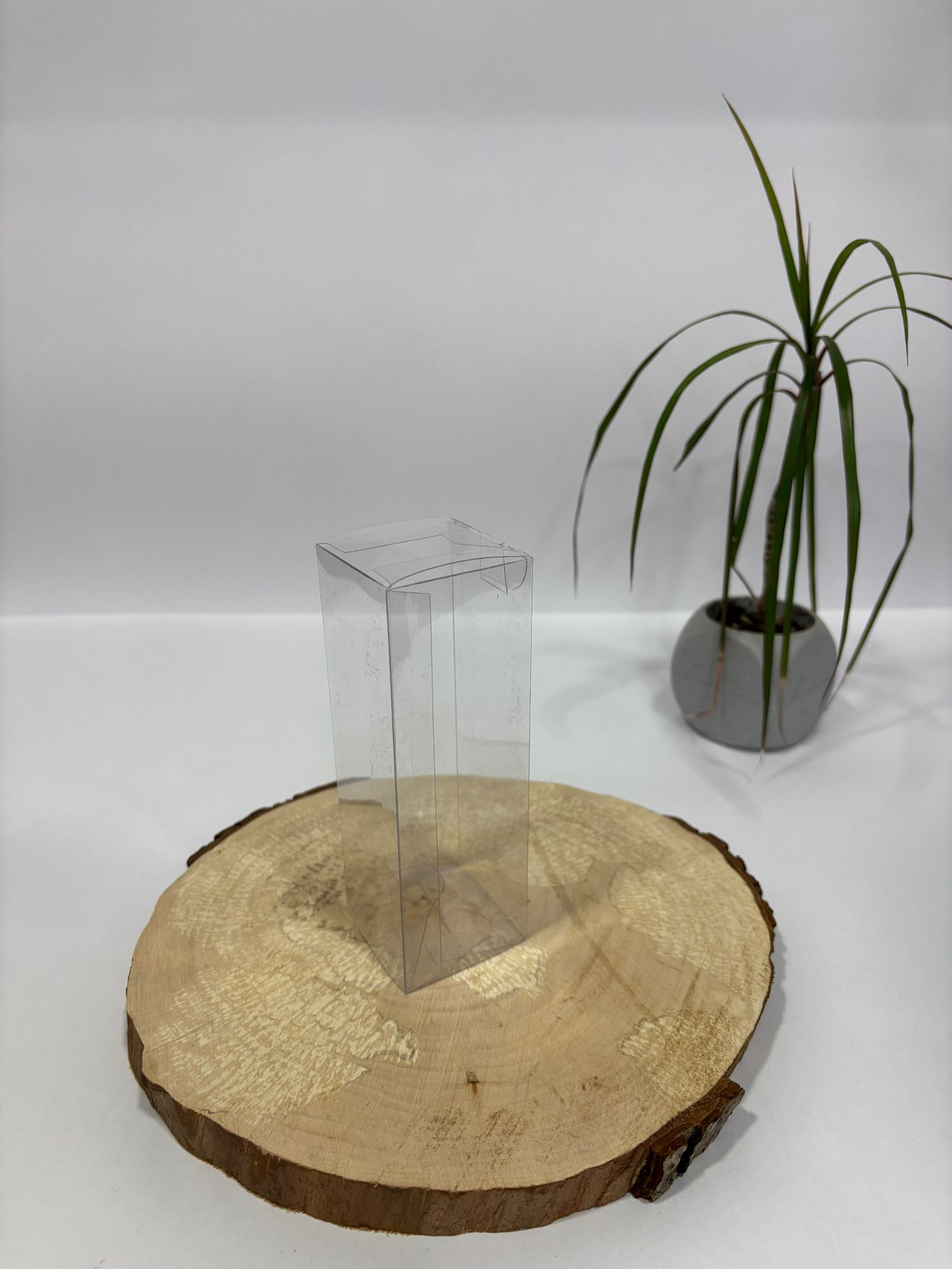 Şeffaf Asetat Kutu 5x5x12