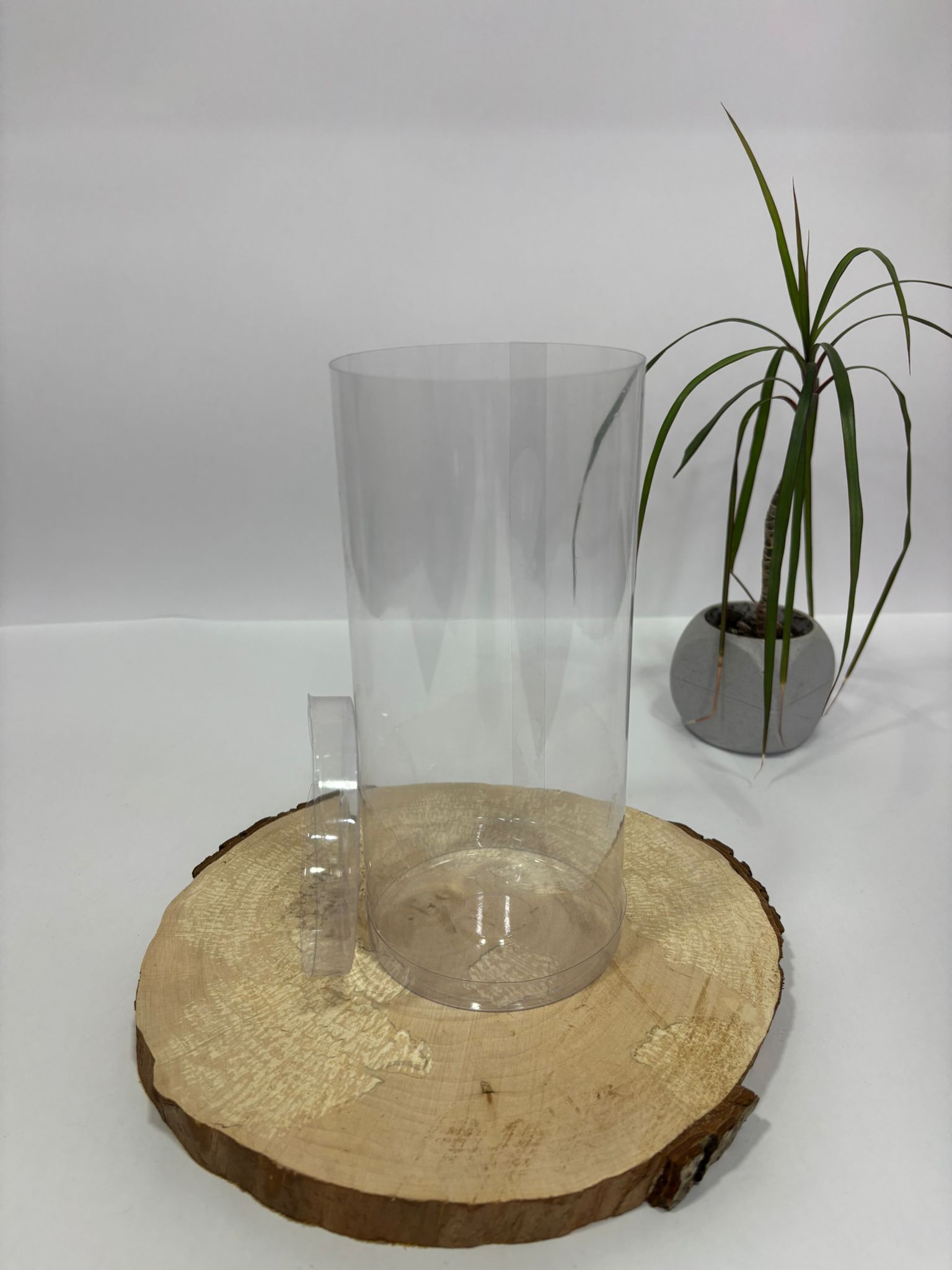 Şeffaf Silindir Kutu 9x19