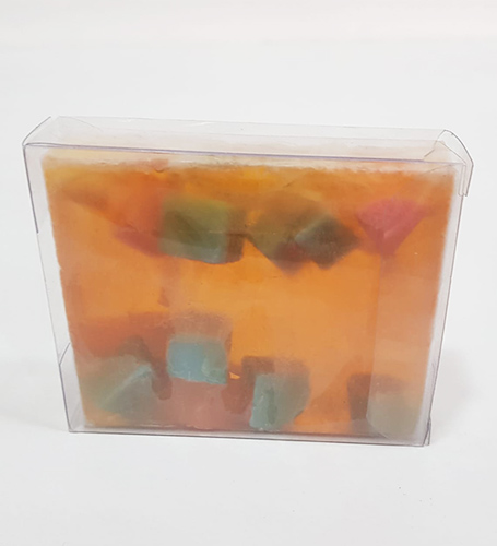 Kilitli Yan Yapıştırma Asetat Kutu <br /> 9x7,5x2,5 cm.