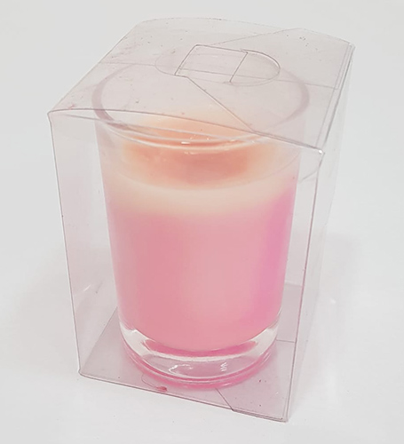 Kilitli Yan Yapıştırma Asetat Kutu <br /> 6x6x8 cm.